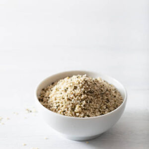 Hulled hemp seeds, healthy superfood supplement
